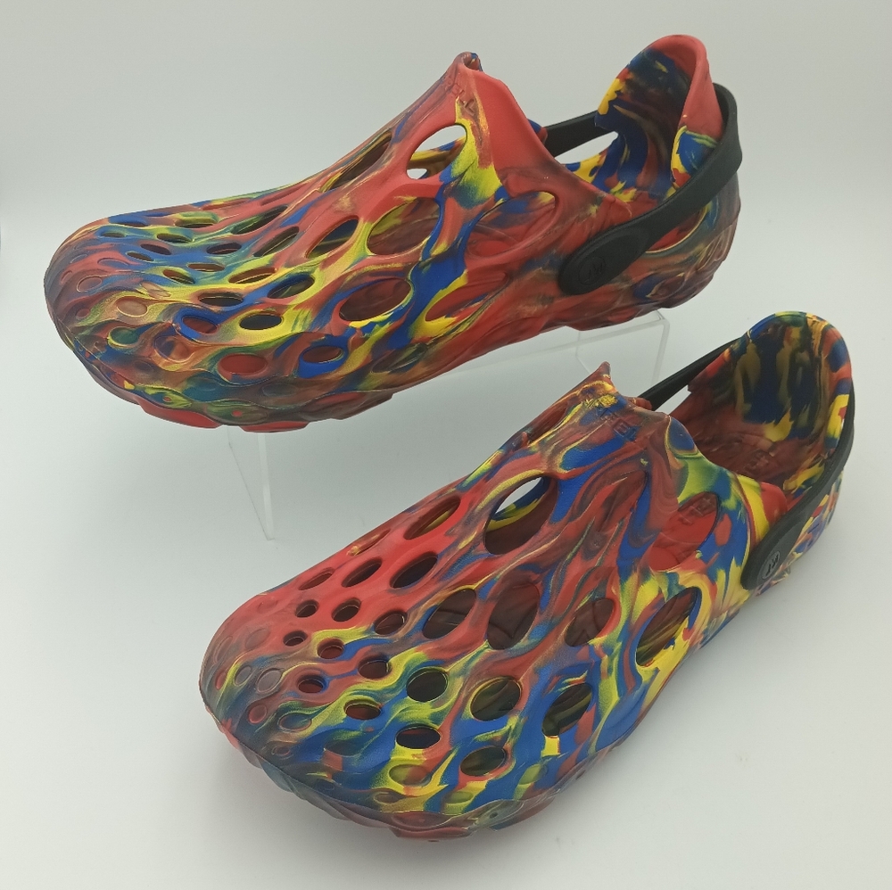 MERRELL Hydro MOC Water SHOES in Rainbow SWIRL Men's Size 15 NWOB
